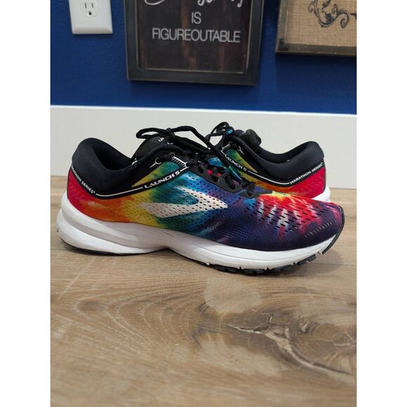 Brooks Launch 5 Rock n Roll Tie Die Marathon Series Men's 10.5 D Running Shoes - Picture 9 of 16